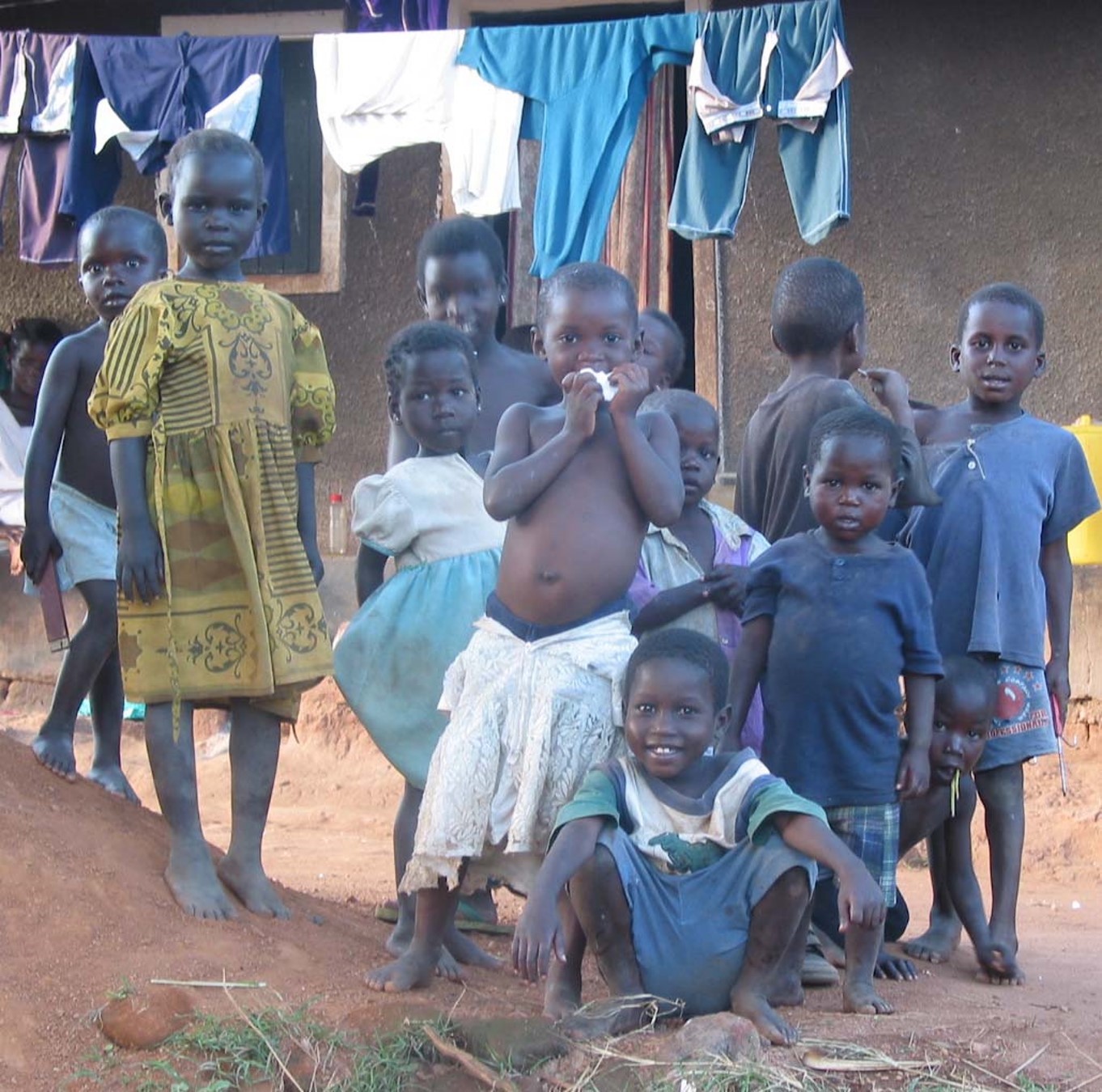 A group of smiling children A group of smiling children