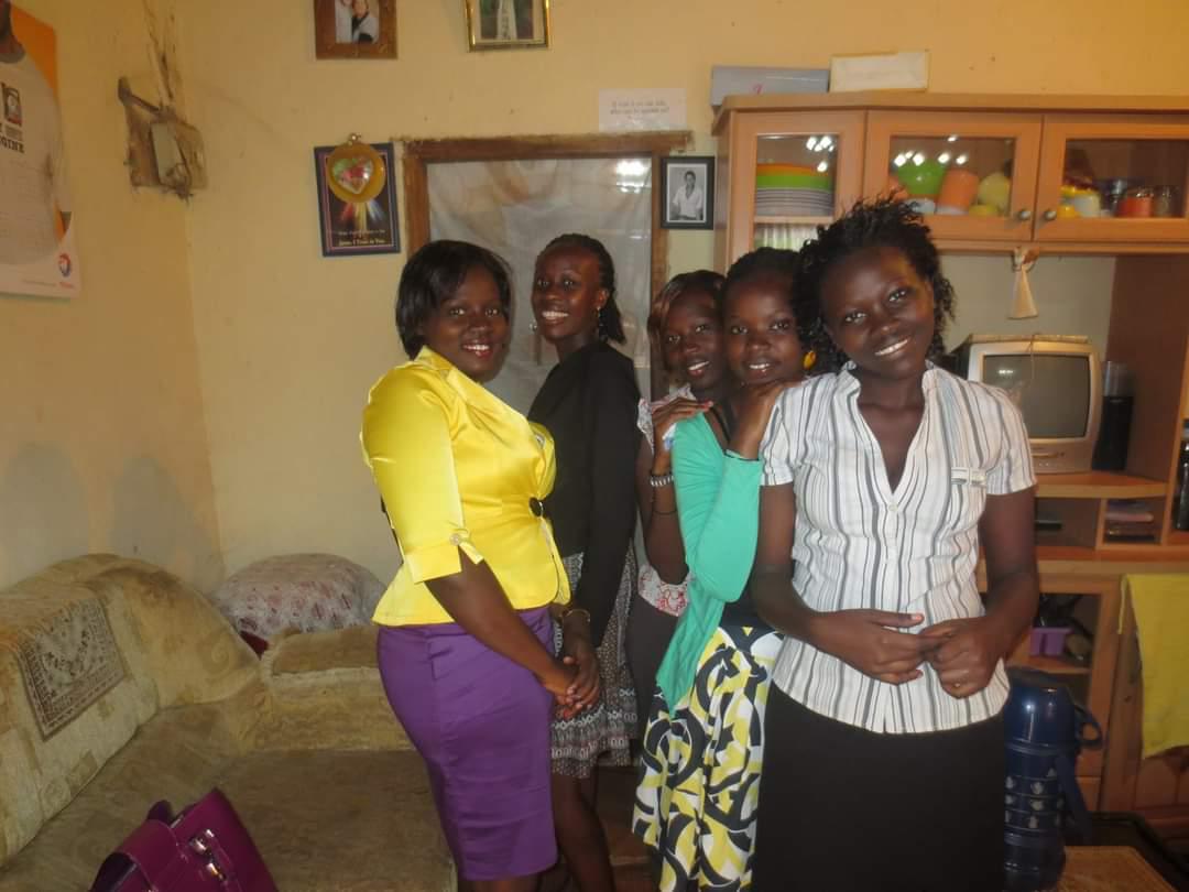 group of young adult girls