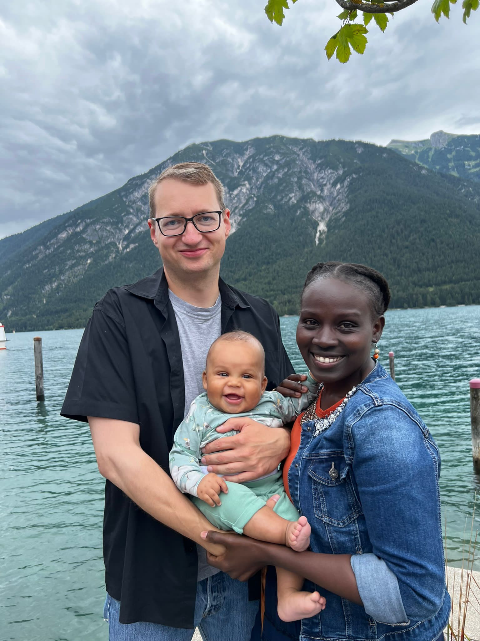 Young couple with baby