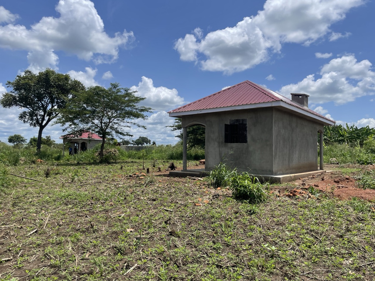 Two new buildings in the distance