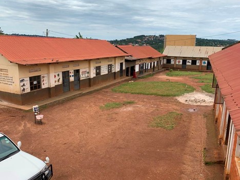 Kyabakuza school and HA! ministry site Four school buildings surrounding a courtyard