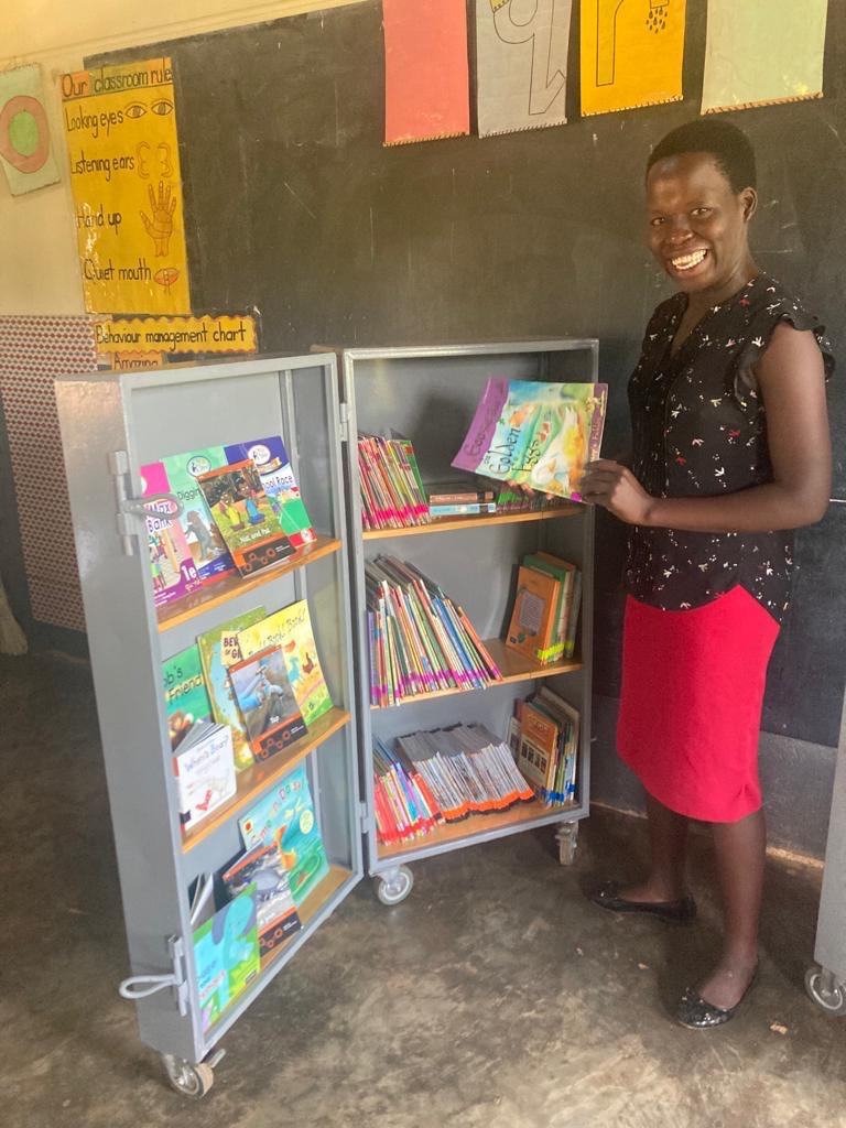 READ for Life staff next to mobile library