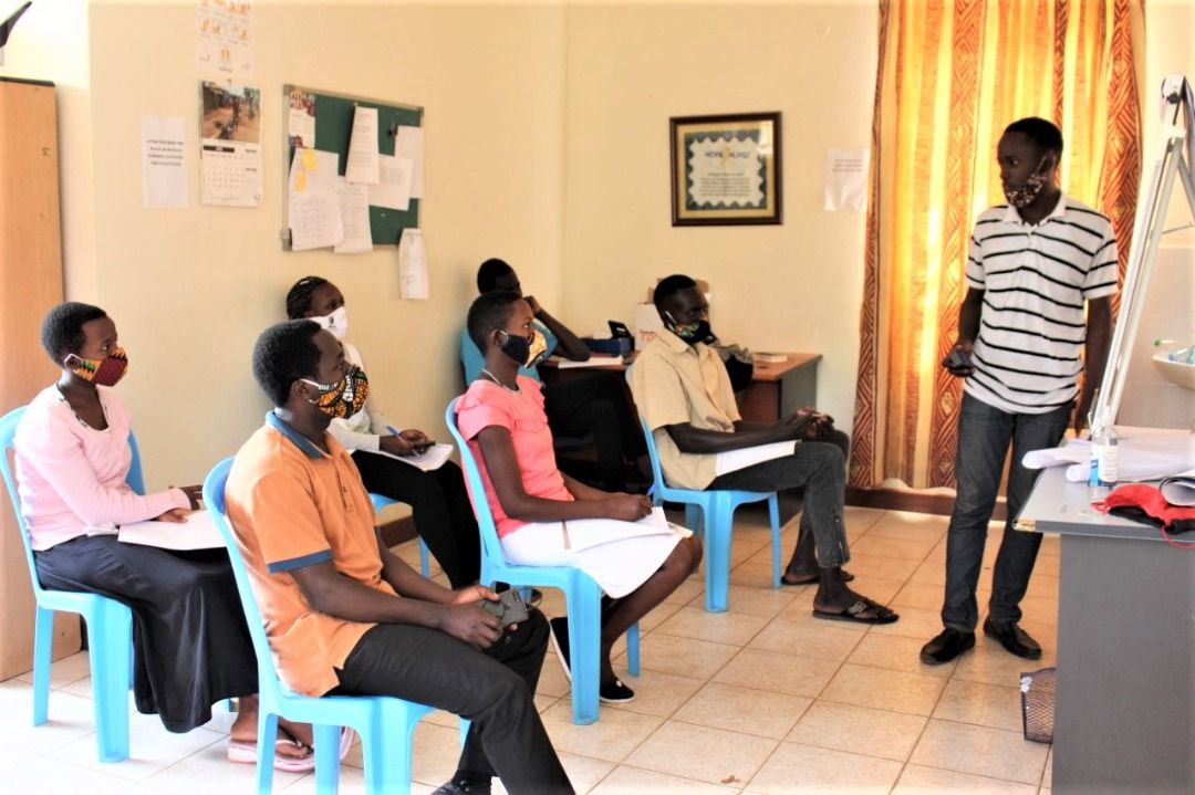 Student leader and students